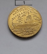 Moneta 2 zł Niszczyciel „Błyskawica” - 2012 rok