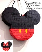 Piniata Myszka Minnie/ Mickey Mouse dwustr. Zestaw