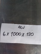 Blacha aluminiowa 6 mm Formatka 1000x100 alu