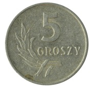 5 groszy rok 1962