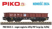 PIKO 58412-3 wagon 401Zp PKP Cargo NOWOŚĆ 2024
