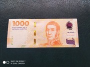 Argentyna 1000 pesos 2023 UNC