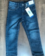 Jeansy stretch slim fit H&M NOWE r.110