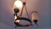 stylowe oświetlenie żyrandol korona królów lampa