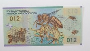Pszczoła miodna 012- Banknot testowy PWPW