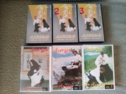 6 filmów VHS z Nauką sztuki walki AIKIDO 