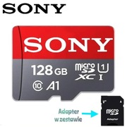Karta microSDHC SONY 128 GB + Adapter
