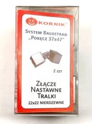 ZŁĄCZE NASTAWNE TRALKI KORNIK NIERDZEWNE 22 X 22 