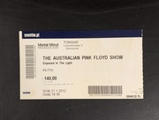 Bilet z koncertu THE AUSTRALIAN PINK FLOYD 2012