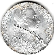 Watykan 10 lirów, 1950 r Pius XII
