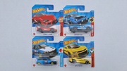 Zestaw 4 samochodzików HotWheels