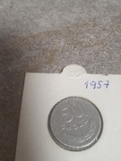 50gr 1957r piekna moneta 
