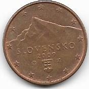 SLOVENSKO 5 CENT 2009 ROK.