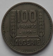 Algieria 100 franków, 1950