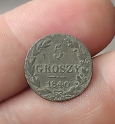 5 Groszy 1840 r.