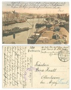 Szczecin widok na port 1917