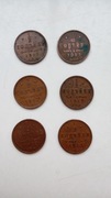 Stare rosyjskie monety 1/2 kopiejki 1911-1913r