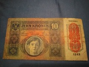 10 koron Austro Węgry 1915