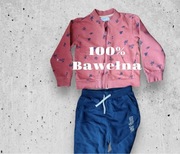 Zestaw spodnie dresowe bluza 100% bawełna roz.116