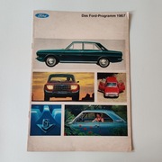 Prospekt katalog broszura motoryzacyjny Ford 1967