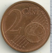 Niemcy 2 eurocenty, 2002 Znak mennicy „G” - Karlsr