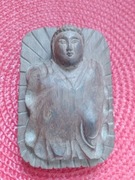 Stara figurka Rzeźba w drewnie Buddyzm? Budda?
