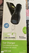 Ładowarka samochodowa Fast charge 2xusb 2.4A