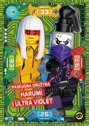 Karta LEGO Ninjago S5 nr 124 Harumi i Ultra Violet