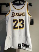 Nike Dri-FIT LeBron James Los Angeles Lakers Jersey White - S