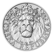 Srebrna moneta Czeski Lew 1 oz 2022