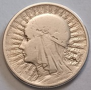 2 zł złote 1933 r. Głowa kobiety - srebro
