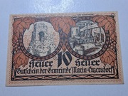 NOTGELD 10 HELLER 1920 AUSTRIA 