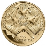 Moneta 2zł 90. rocznica odzyskania niepodległości