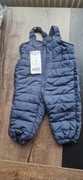 Spodnie zimowe na szelkach z poszewka bawełnianą74