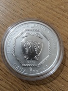 UKRAINA 1 UAH Archanioł Michał 2018 1 OZ Ag.999