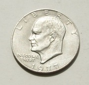 1 dolar 1977 bzm one dollar Eisenhower  Stan!!!