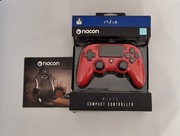Kontroler BIGBEN Nacon Compact Czerwony (PS4)