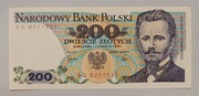 Banknot PRL 200 zł. 1979 r. seria BG  L5 rzadki