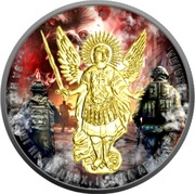 Srebrna moneta Ukraina 1 Hrywna Ruski Mir 2023 1oz