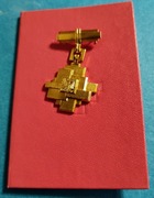 Złota odznaka zasłużony dla budownictwa i przemysł
