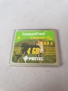 KARTA CF 4 GB PRETEC CHEETAH III COMPACT FLASH