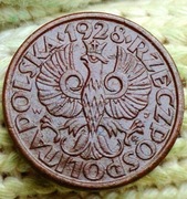 Moneta obiegowa II RP 1gr 1928r 