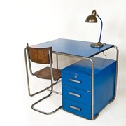 Biurko i krzesło chrom - Bauhaus Art Deco Design