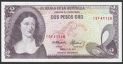 Kolumbia 2 pesos 1977 - stan bankowy UNC