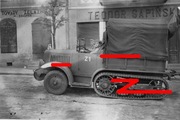 Citroën-Kegresse C4 P17 zdobyty przez Niemców 1939