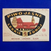 Stara etykieta Browar Lwówek Śląski (2)