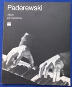 Nuty Paderewski Album per pianoforte