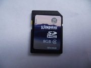 duża karta pamieci jakość Kingston 8GB SDHC