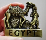 Metalowy magnes na lodówkę 3D Egipt wielbłąd