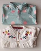 Zestaw 6-9m-cy, polara bluza I sweterek z  wloczki